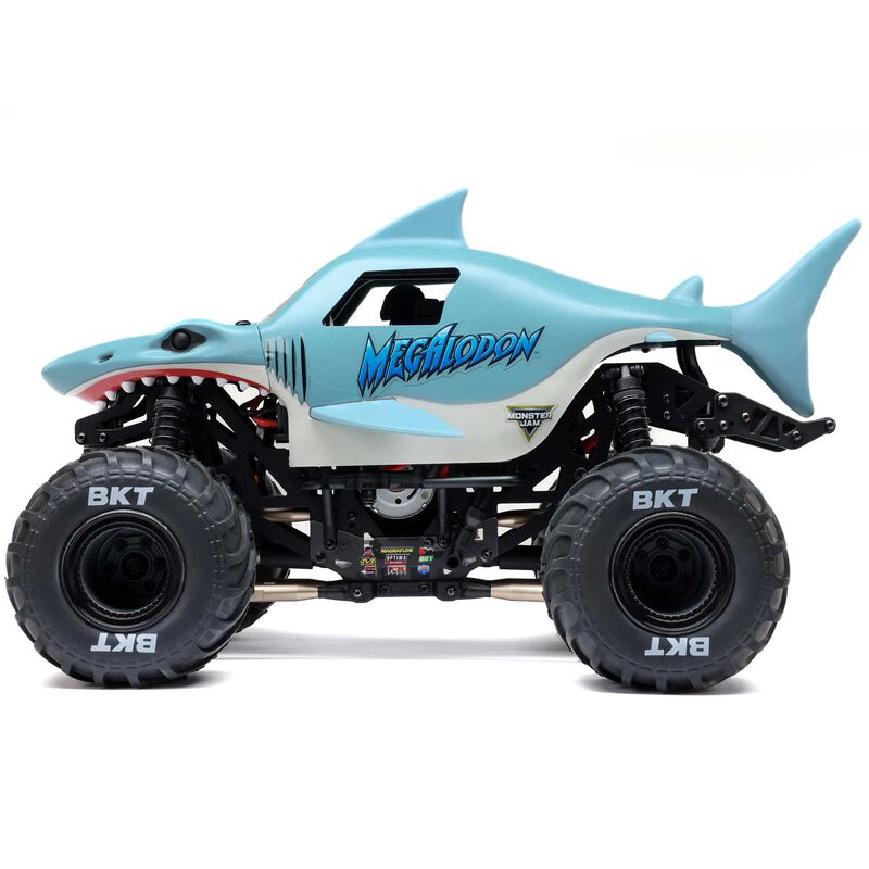 Losi Mini LMT 4X4 Monster Truck Megalodon 1:18 RTR LOS01026T3 - immagine 3
