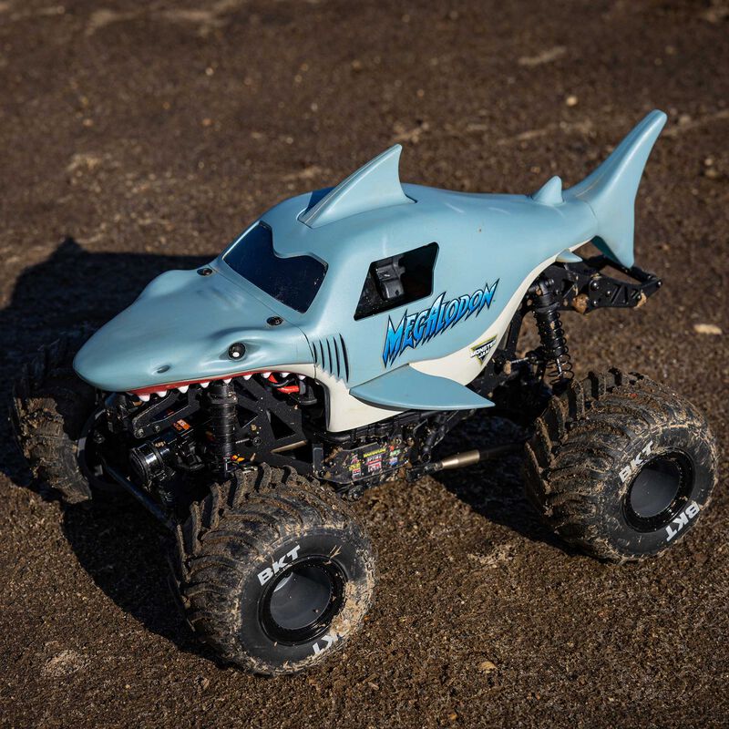 Losi Mini LMT 4X4 Monster Truck Megalodon 1:18 RTR LOS01026T3 - immagine 26