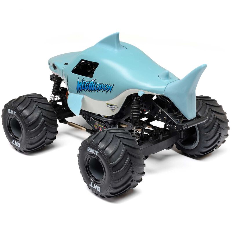 Losi Mini LMT 4X4 Monster Truck Megalodon 1:18 RTR LOS01026T3 - immagine 4