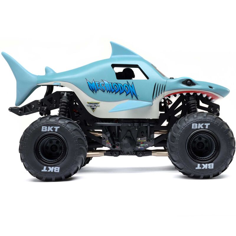 Losi Mini LMT 4X4 Monster Truck Megalodon 1:18 RTR LOS01026T3 - immagine 7