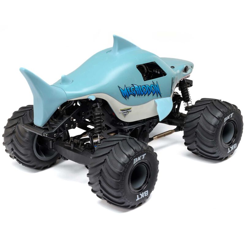 Losi Mini LMT 4X4 Monster Truck Megalodon 1:18 RTR LOS01026T3 - immagine 8