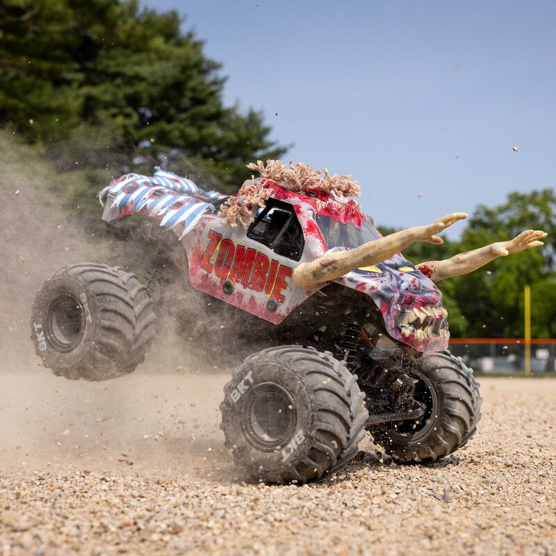 Losi Mini LMT 4X4 Monster Truck Zombie 1:18 RTR LOS01026T4 - immagine 4