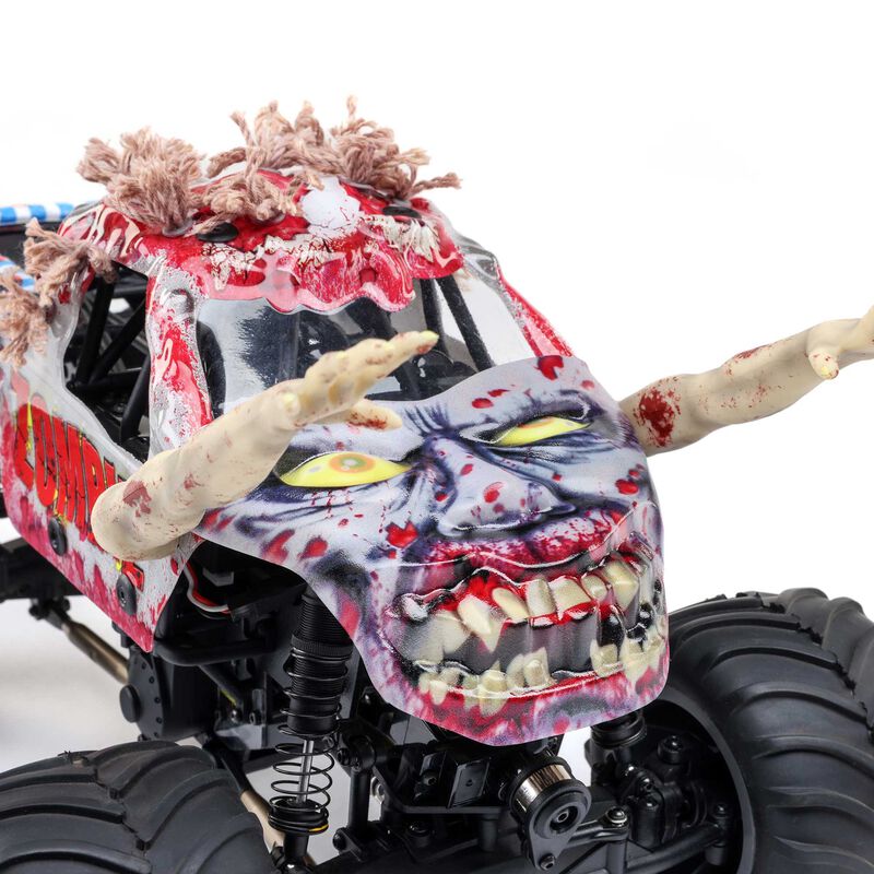 Losi Mini LMT 4X4 Monster Truck Zombie 1:18 RTR LOS01026T4 - immagine 20