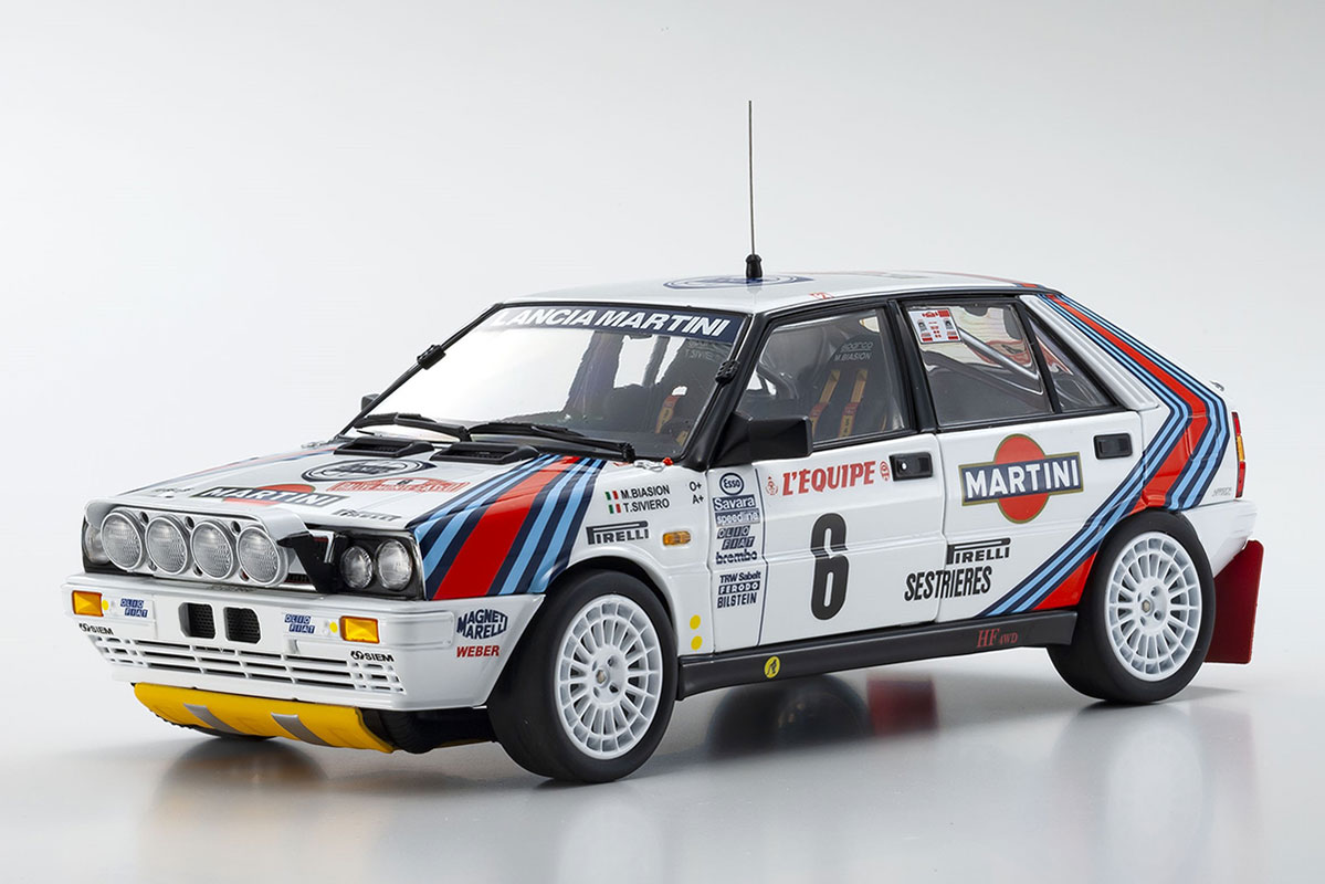 KYOSHO Diecast Lancia Delta HF MonteCarlo 1987 Nr.6 KS08960A - immagine 2