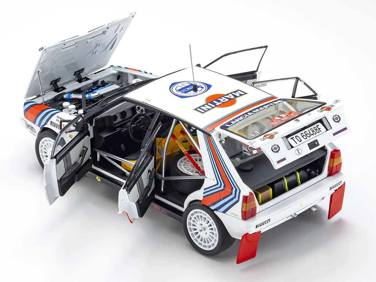 KYOSHO Diecast Lancia Delta HF MonteCarlo 1987 Nr.6 KS08960A - immagine 8