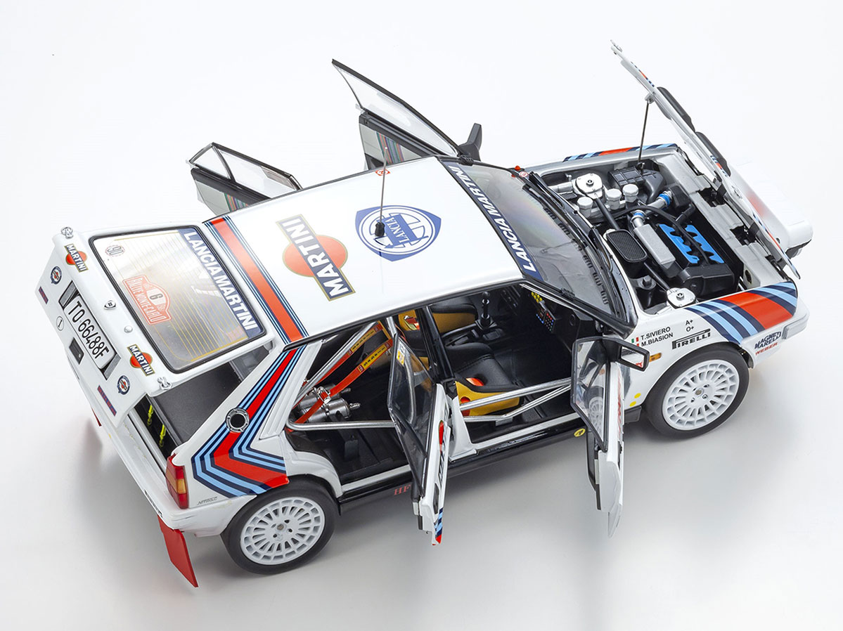 KYOSHO Diecast Lancia Delta HF MonteCarlo 1987 Nr.6 KS08960A - immagine 6