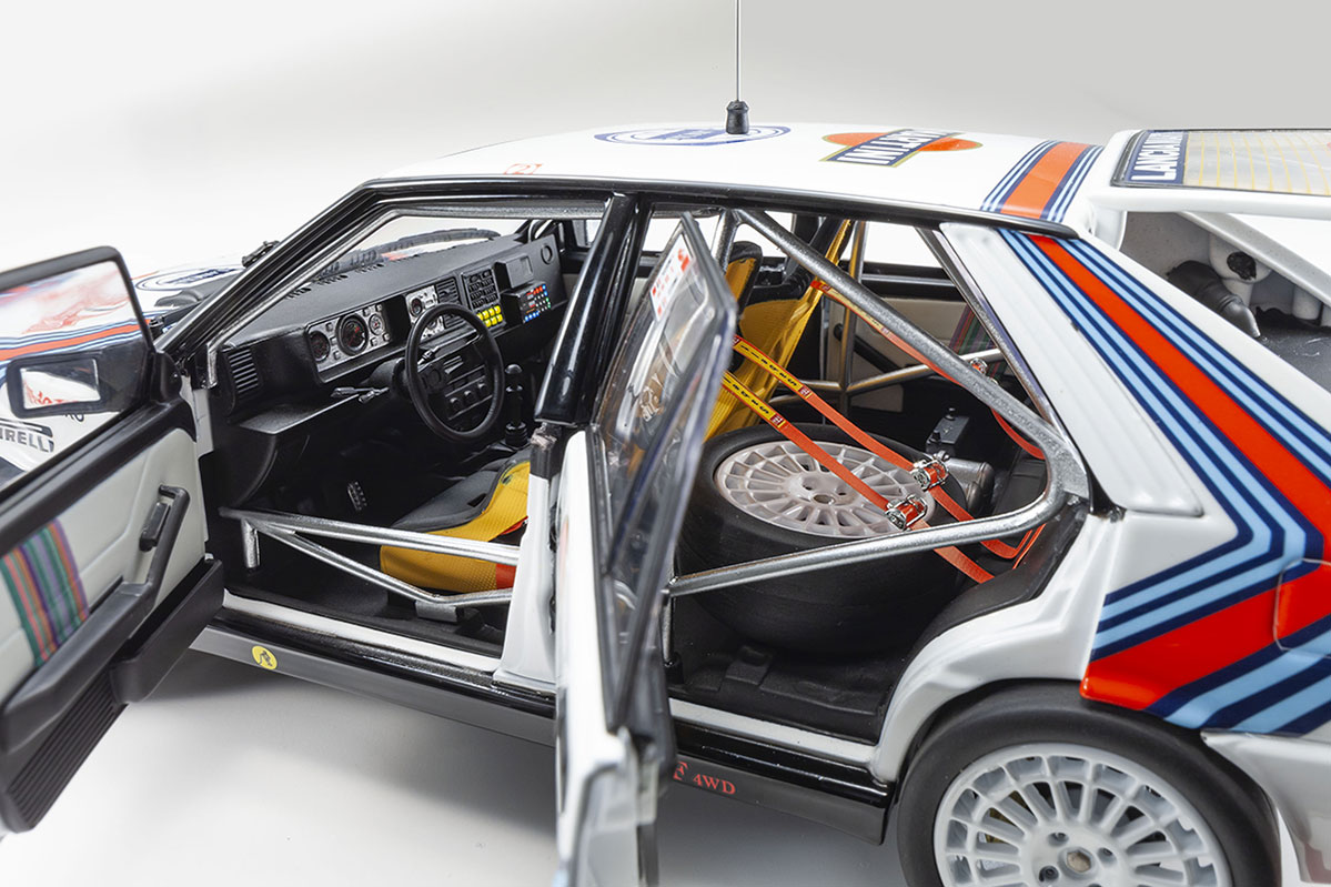 KYOSHO Diecast Lancia Delta HF MonteCarlo 1987 Nr.6 KS08960A - immagine 5