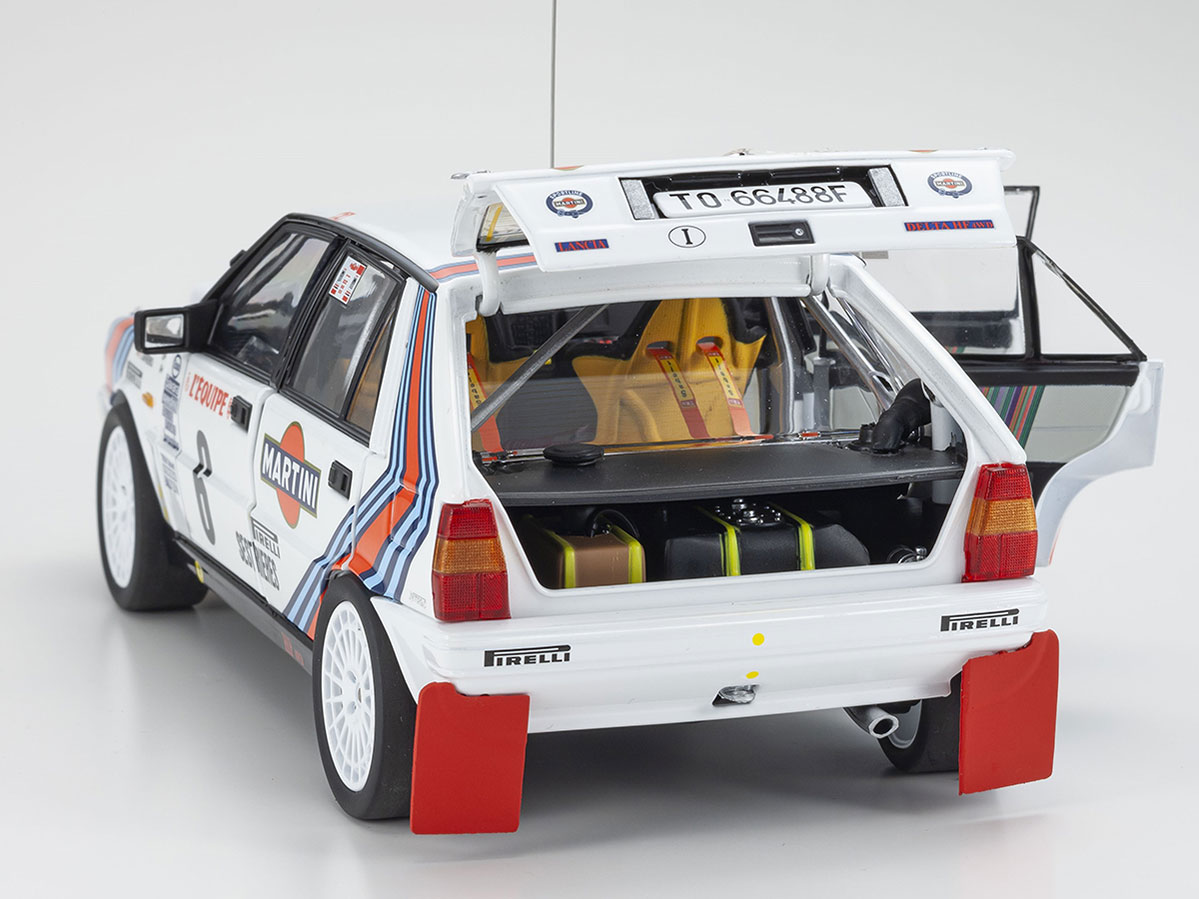 KYOSHO Diecast Lancia Delta HF MonteCarlo 1987 Nr.6 KS08960A - immagine 3