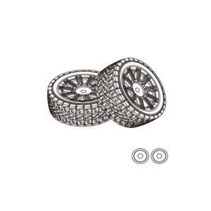 MJX Hyper GO 2pz Gomme Stradali 1:14 1415A2