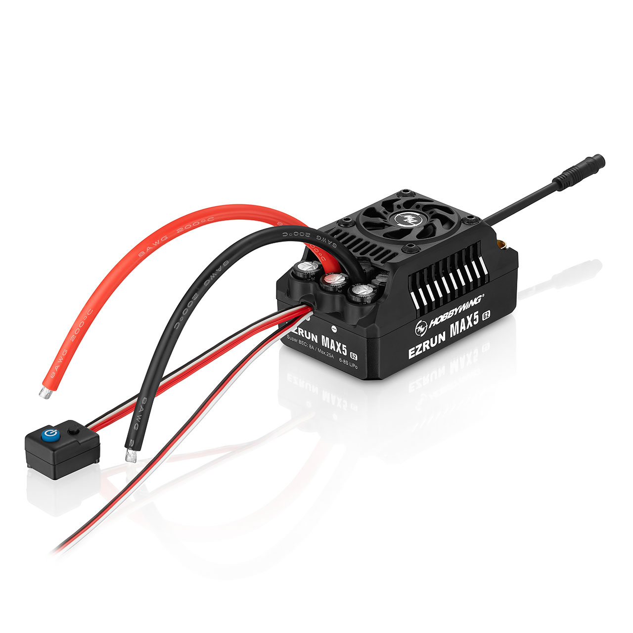 Hobbywing Ezrun MAX5 HV G2 ESC 250 Amp 6-12S BEC 8A HW30104200 - immagine 4
