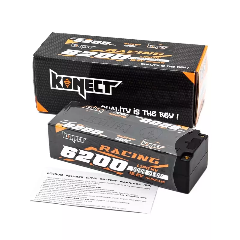 KONECT Lipo 6200mAh HV 130C 4S1P KN-LP.RT-4S6200.HV - immagine 6