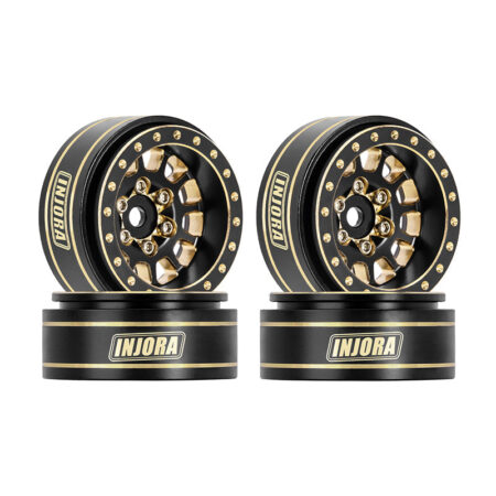 INJORA Cerchi 1.0" Offset -3.75mm Ottone YQW-1101BGD