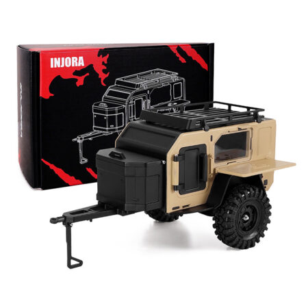 INJORA Rimorchio con Roulotte 1/24-1/18 DG-TC10YE