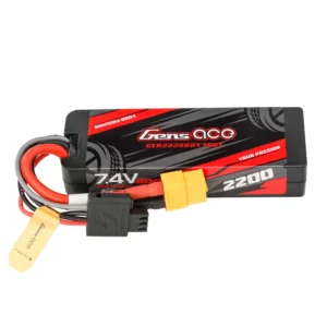 GENS ACE 2200mAh 7.4V 2S 60C Lipo XT60 GEA222S60X76GT
