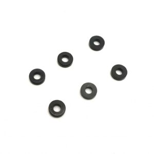 KYOSHO Spessori Nero Alluminio 3X7X2MM 97059-02BK