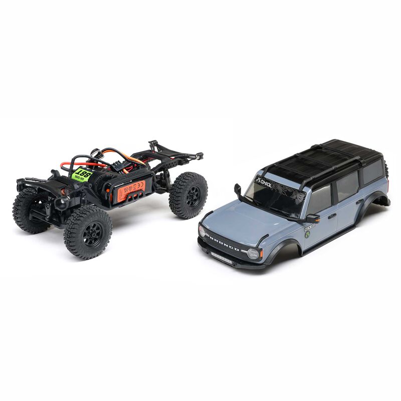 AXIAL SCX30 Ford Bronco 4X4 RTR Brushed Rock Crawler Grigio AXI-2048T2 - immagine 16