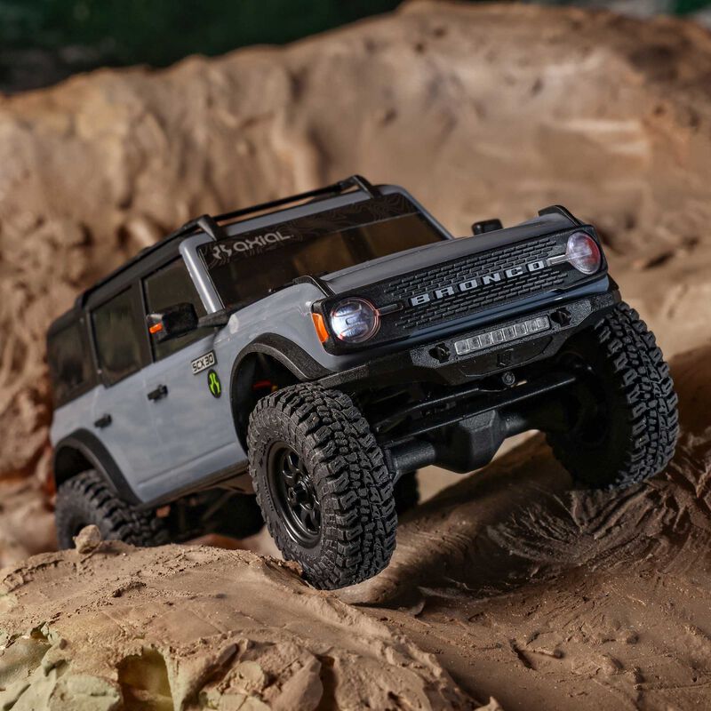 AXIAL SCX30 Ford Bronco 4X4 RTR Brushed Rock Crawler Grigio AXI-2048T2 - immagine 23