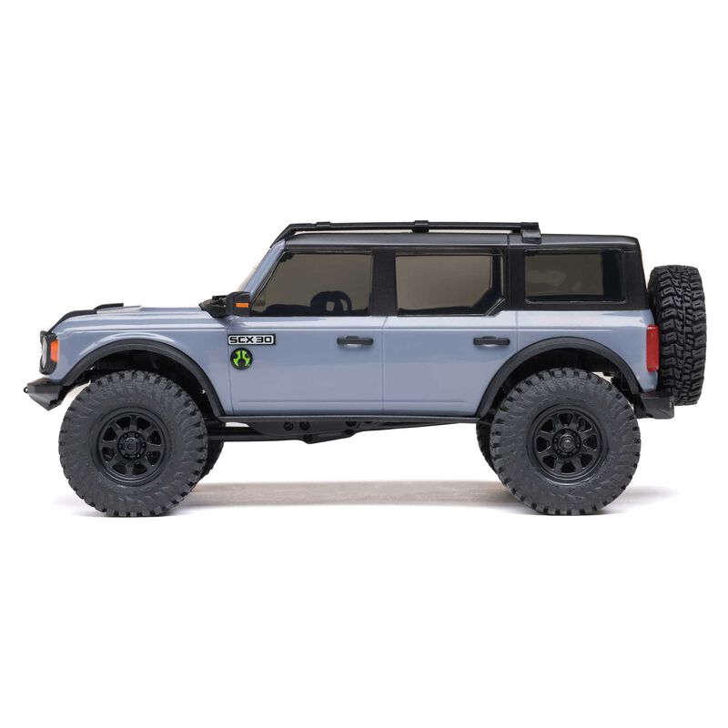 AXIAL SCX30 Ford Bronco 4X4 RTR Brushed Rock Crawler Grigio AXI-2048T2 - immagine 4