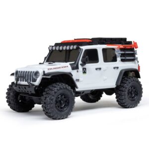 AXIAL SCX30 Jeep Wrangler JLU 4X4 RTR Brushed Rock Crawler Bianca AXI-2261T2