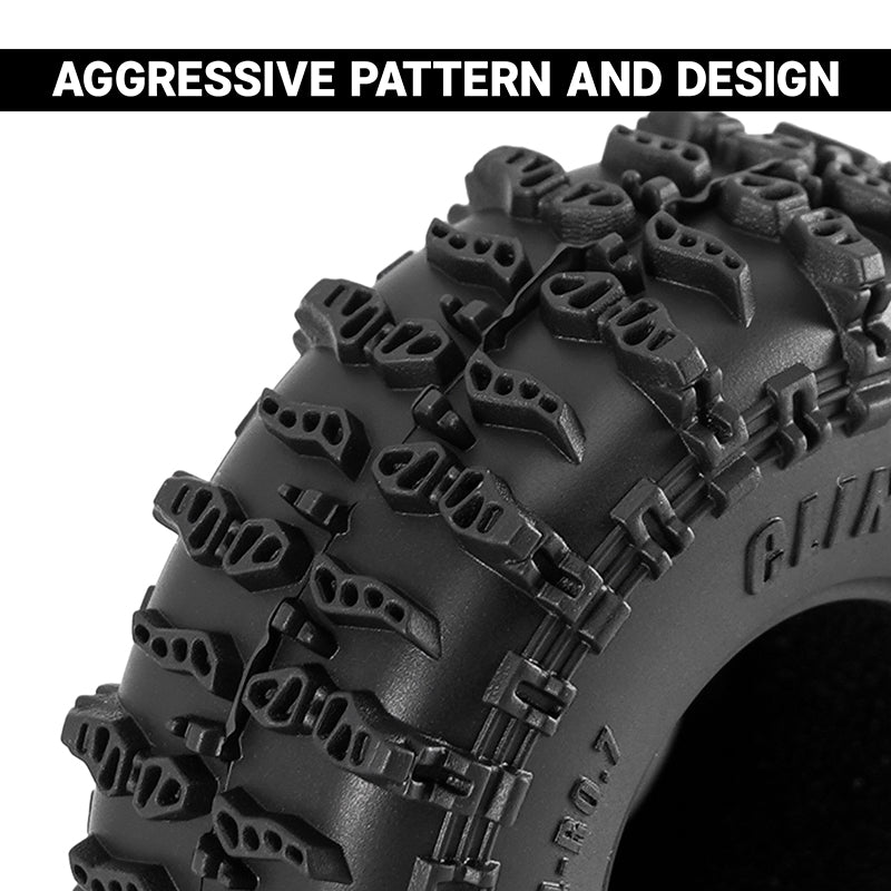 INJORA 0.7" 41*14mm Gomme Cling On 1/30 SCX30 T7020 - immagine 3