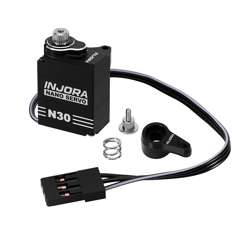 INJORA Servo Alluminio Nano e SalvaServo SCX30 INJS-N30 - immagine 3