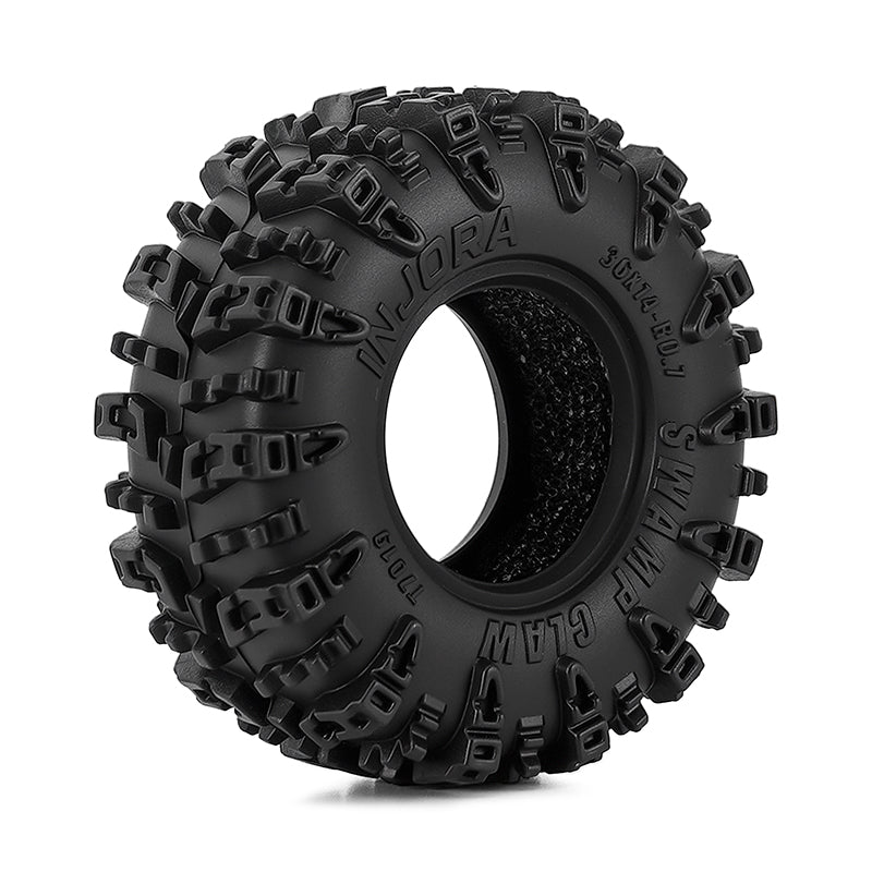 INJORA SCX30 0.7" 36*14mm Gomme Swamp Claw T7019