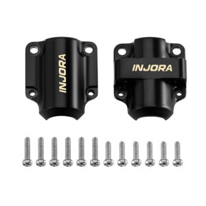 INJORA SCX30 Copri Differenziale Ottone Nero SCX30-26BB