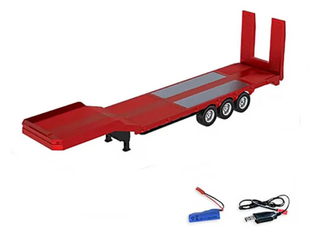 HUINA SCANIA 770S SET CAMION DA TRASPORTO E RIMORCHIO RC RTR CY1501A-R - immagine 3