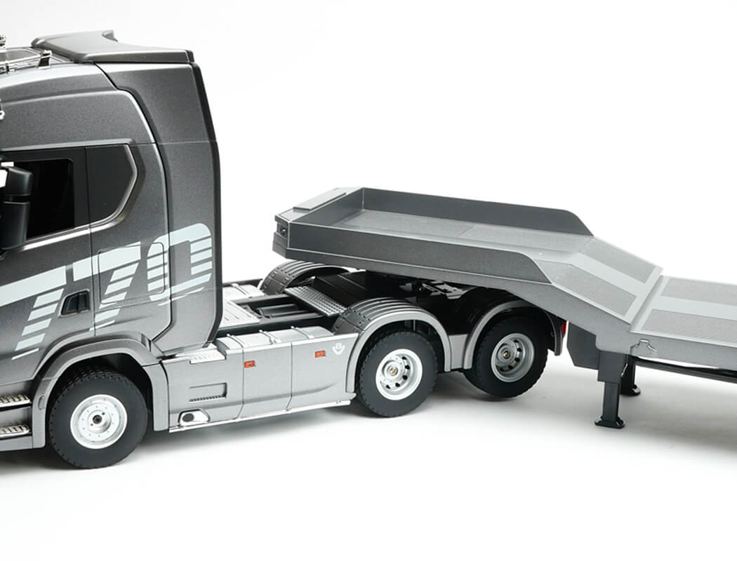 HUINA RIMORCHIO PIANALE PER TRASPORTO MERCI RC VERDE CY1502S - immagine 5