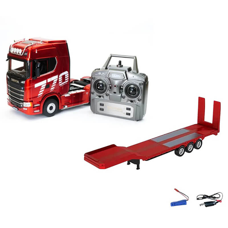 HUINA SCANIA 770S SET CAMION DA TRASPORTO E RIMORCHIO RC RTR CY1501A-R