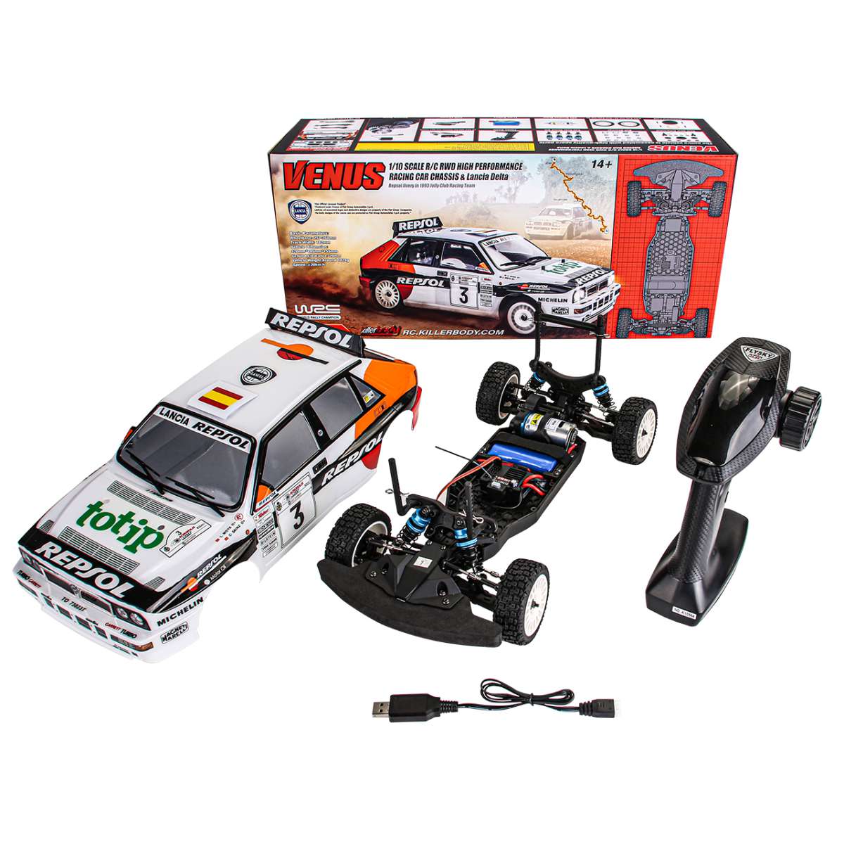 KILLERBODY Lancia Delta Rally Venus 1:10 KB48837R - immagine 2