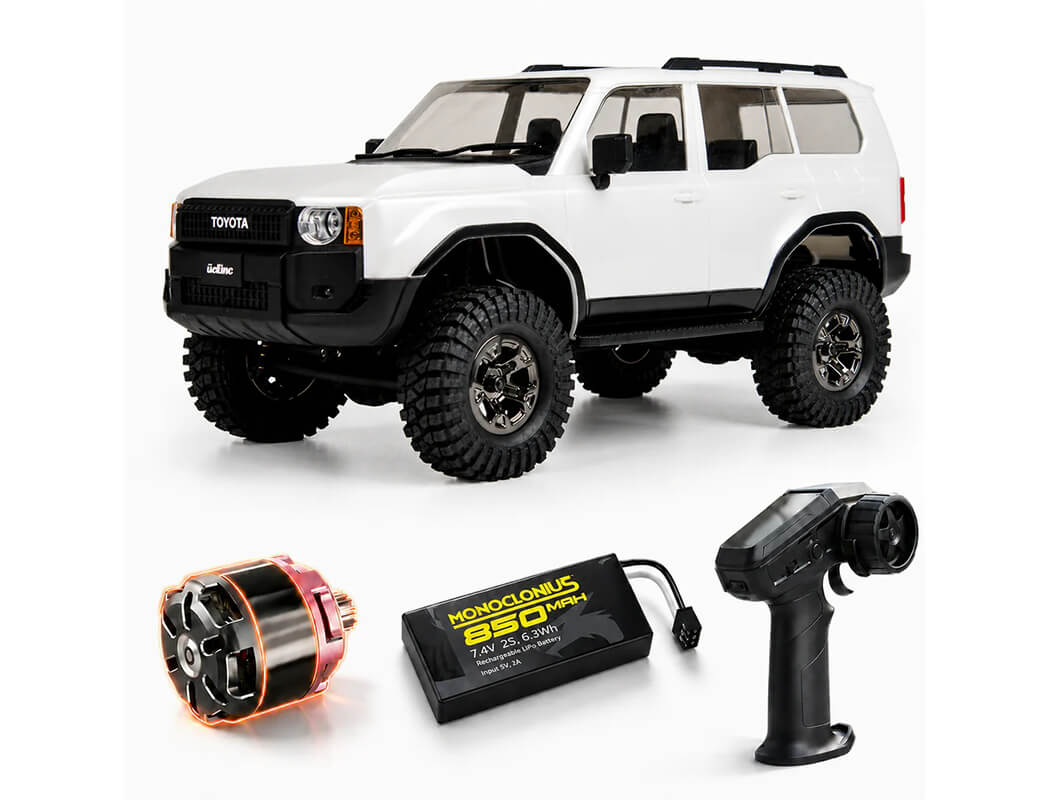 UDI RC UCX18 TOYOTA PRADO 1/18 CRAWLER RTR UCX1802PROW - immagine 3