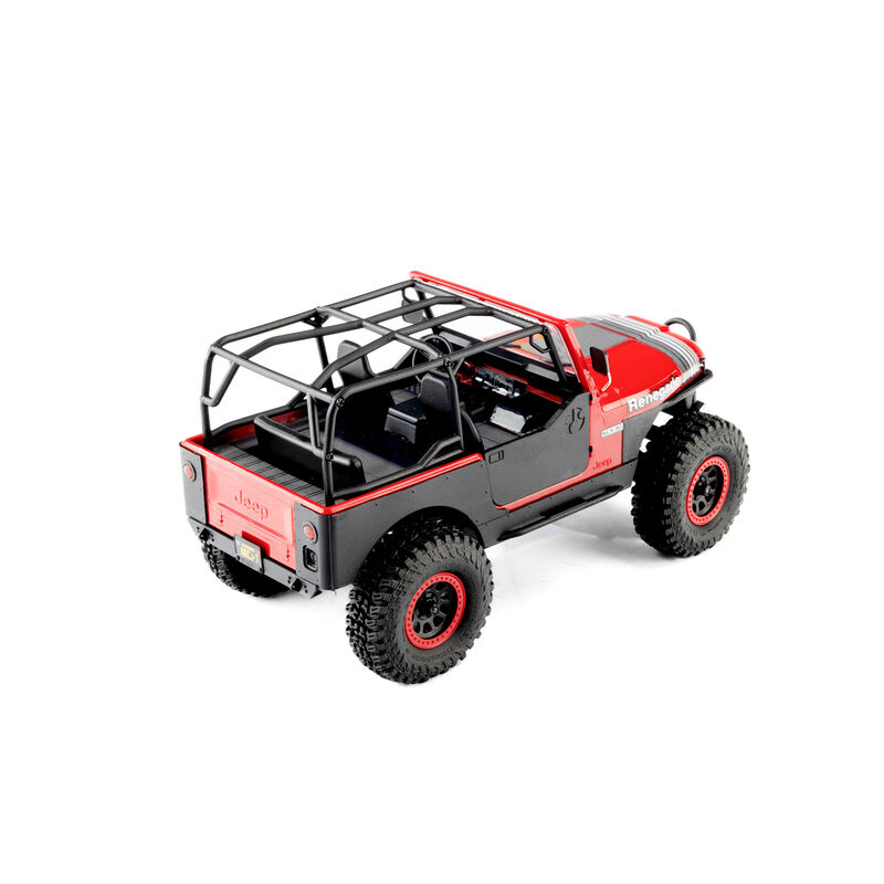Axial 1/30 SCX30 Jeep CJ-7 GenRight 4X4 RTR Brushed Rock Crawler Rosso - immagine 6